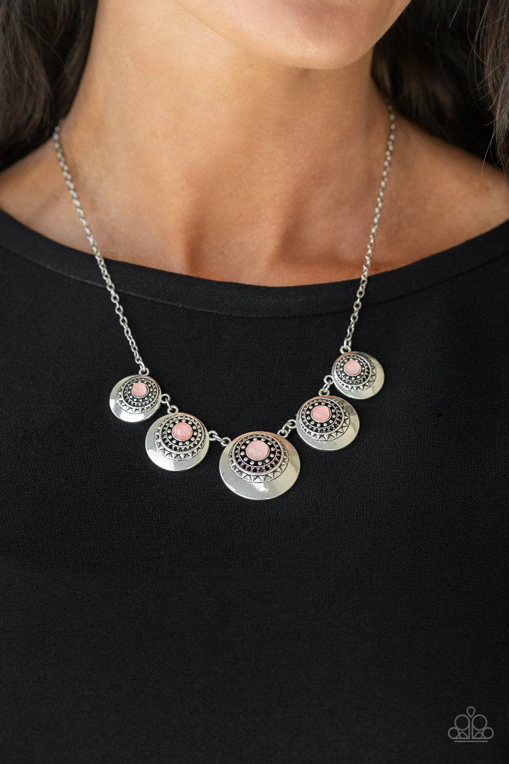 Solar Beam - pink - Paparazzi necklace