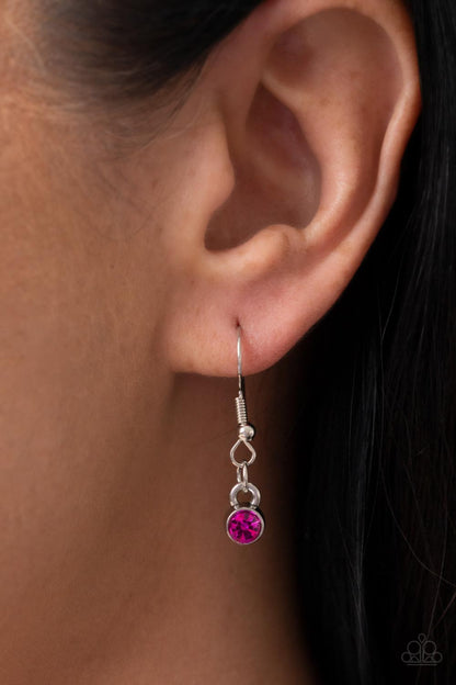 Sonata Swing - pink - Paparazzi necklace