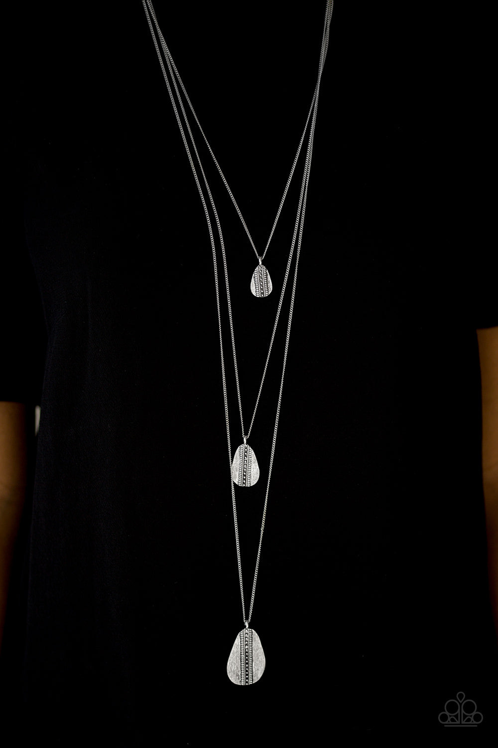 Sonoran Storm - silver - Paparazzi necklace