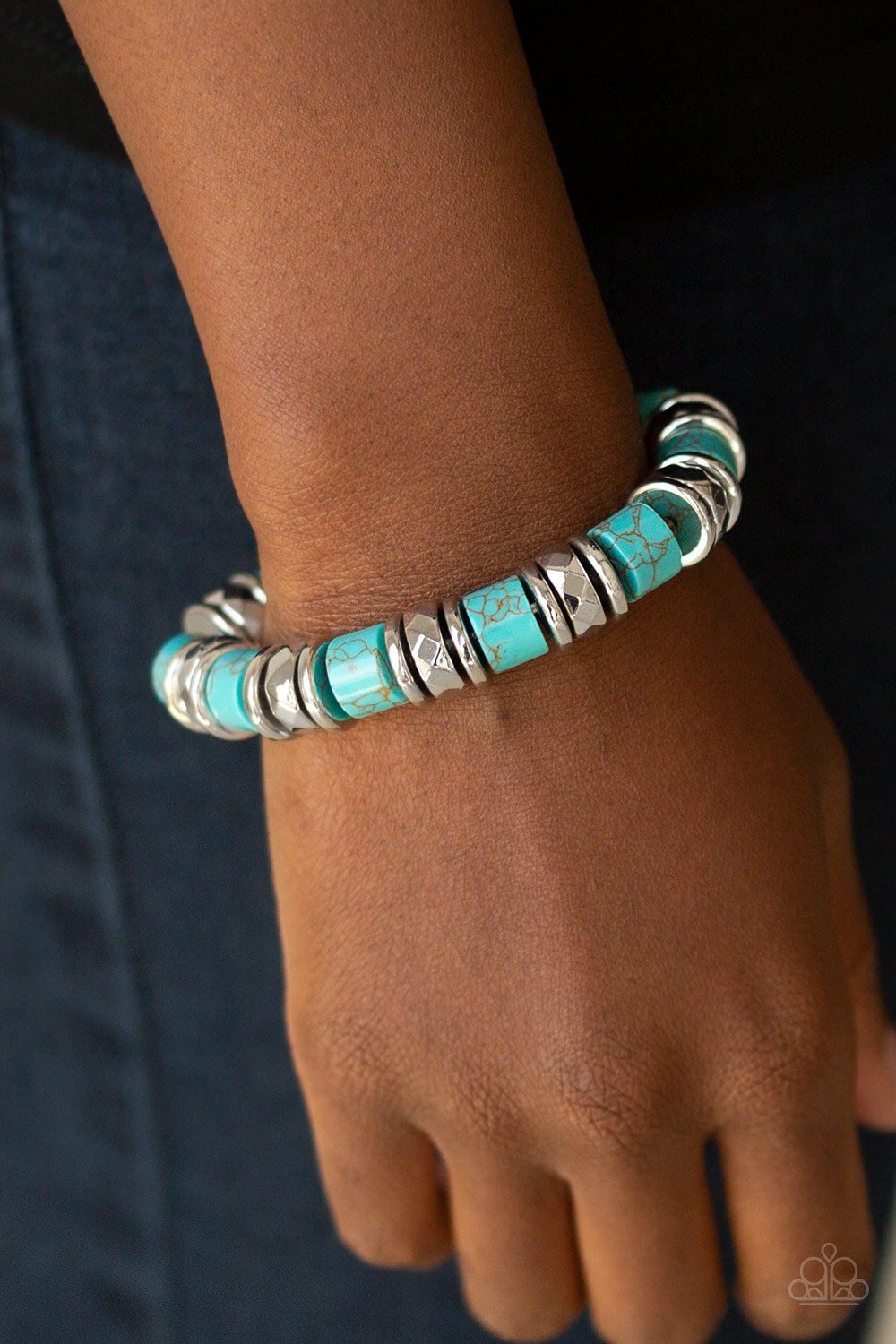Sonoran Stonehenge-blue-Paparazzi bracelet