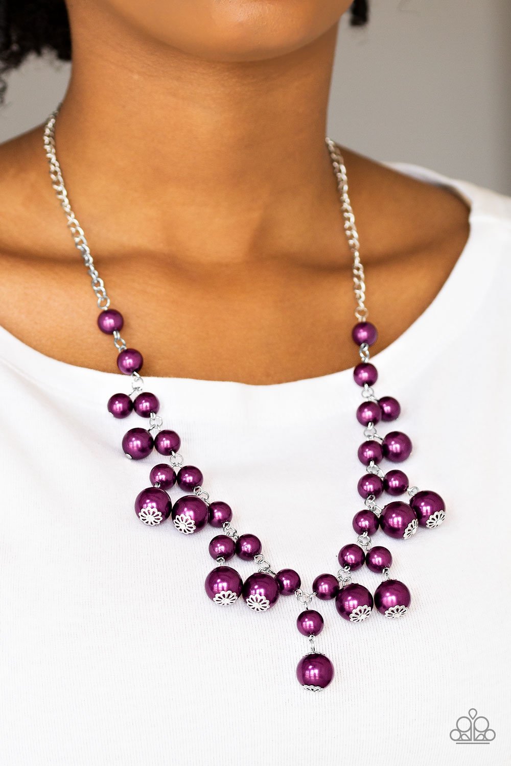 Soon To Be Mrs - purple - Paparazzi necklace
