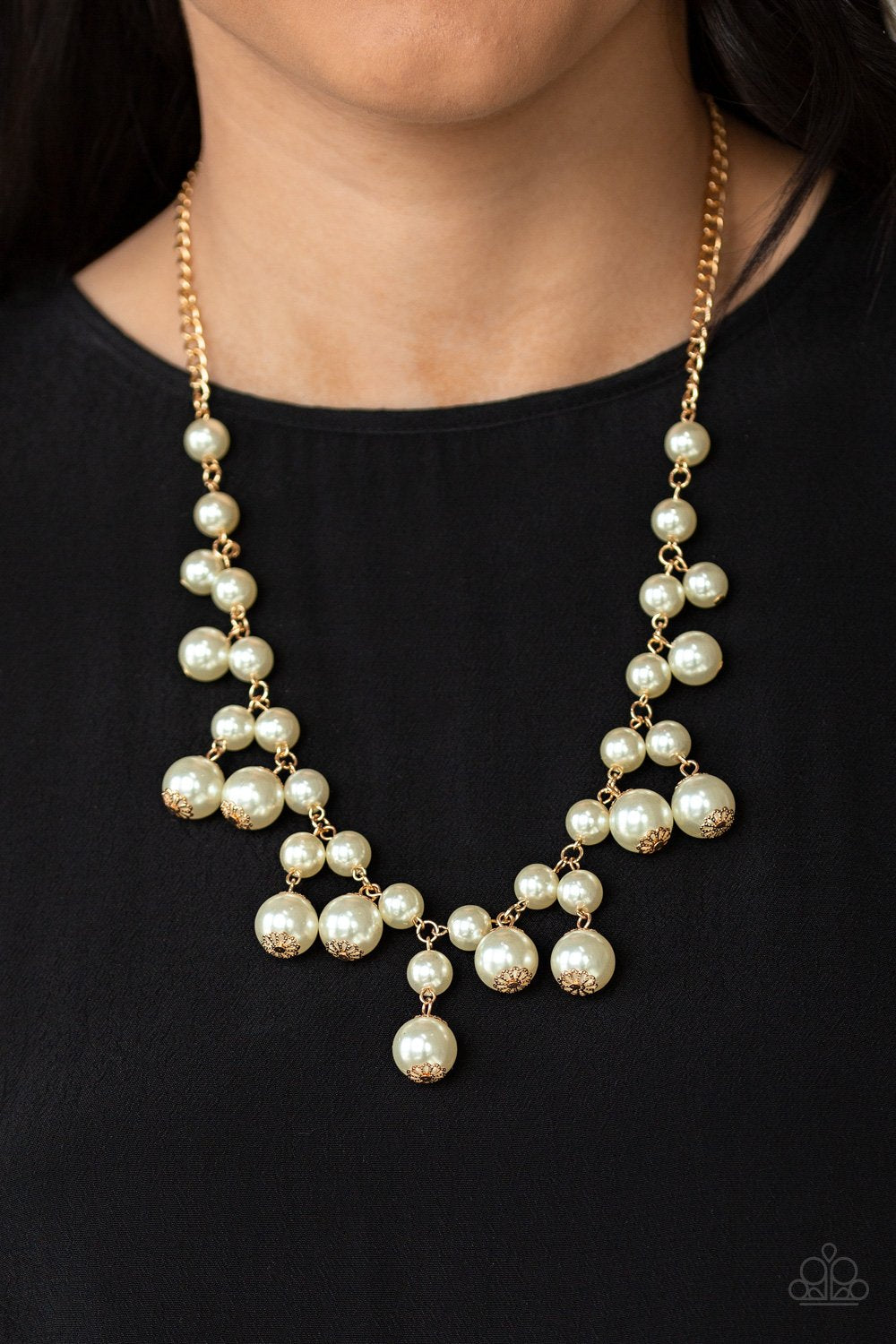 Soon to Be Mrs-gold-Paparazzi necklace