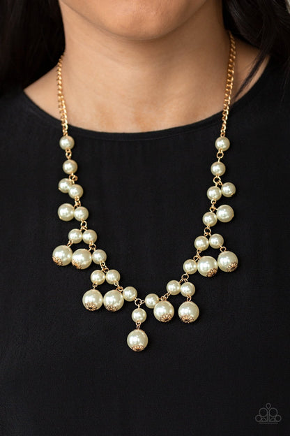 Soon to Be Mrs-gold-Paparazzi necklace