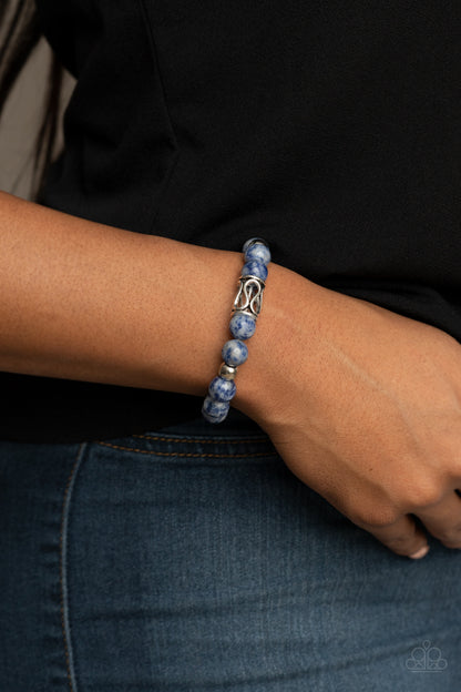 Soothes The Soul - blue - Paparazzi bracelet
