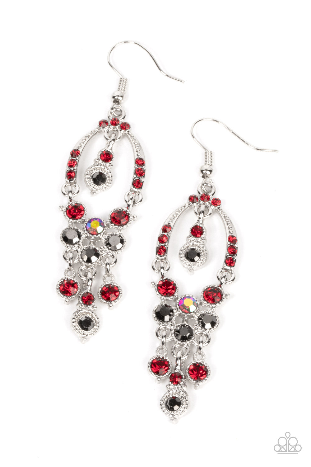 Sophisticated Starlet - red - Paparazzi earrings