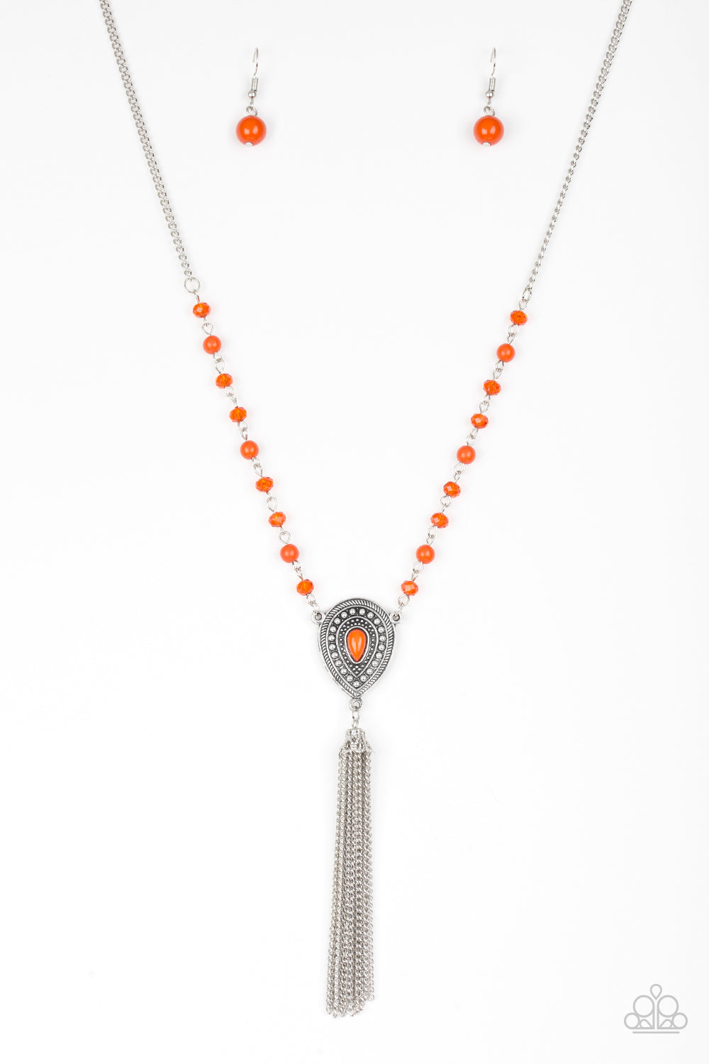 Soul Quest - orange - Paparazzi necklace