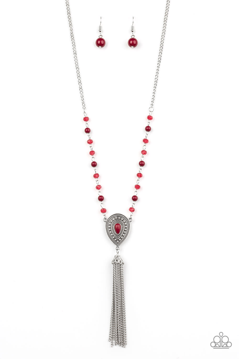 Soul quest store red necklace paparazzi