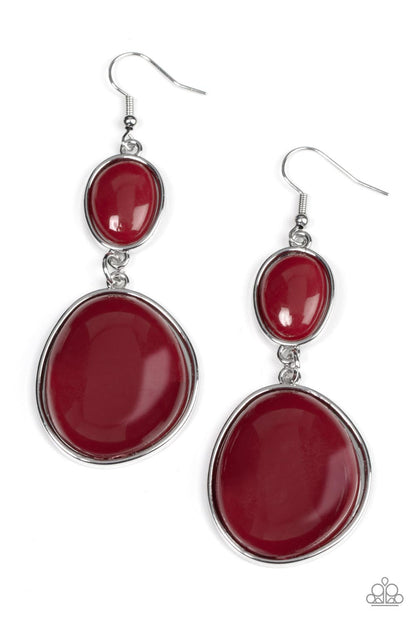Soulful Samba - red - Paparazzi earrings