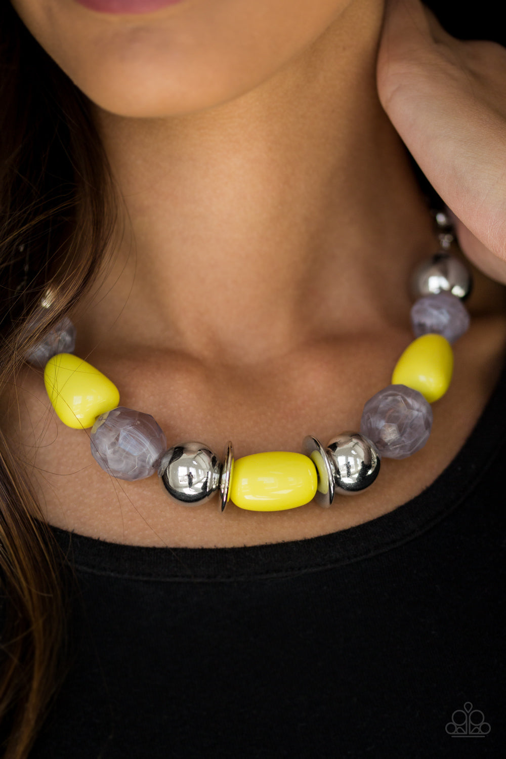 South Shore Sensation - yellow - Paparazzi necklace