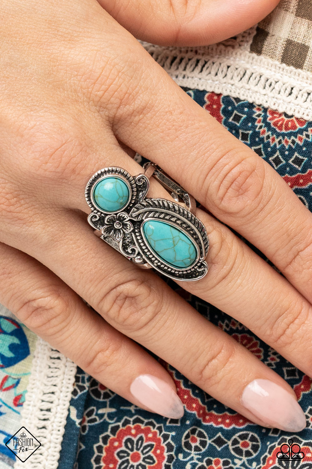 Southern Nirvana - blue - Paparazzi ring