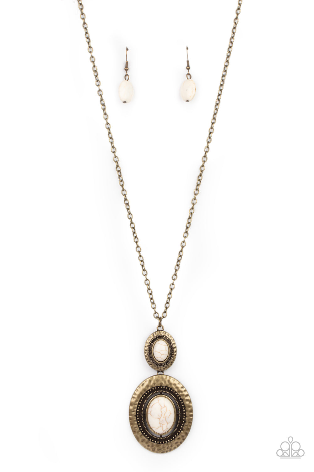 Southern Opera - brass - Paparazzi necklace