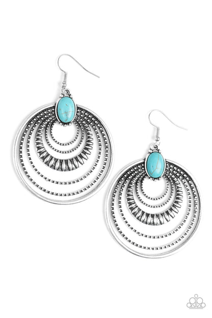 Southern Sol - blue - Paparazzi earrings