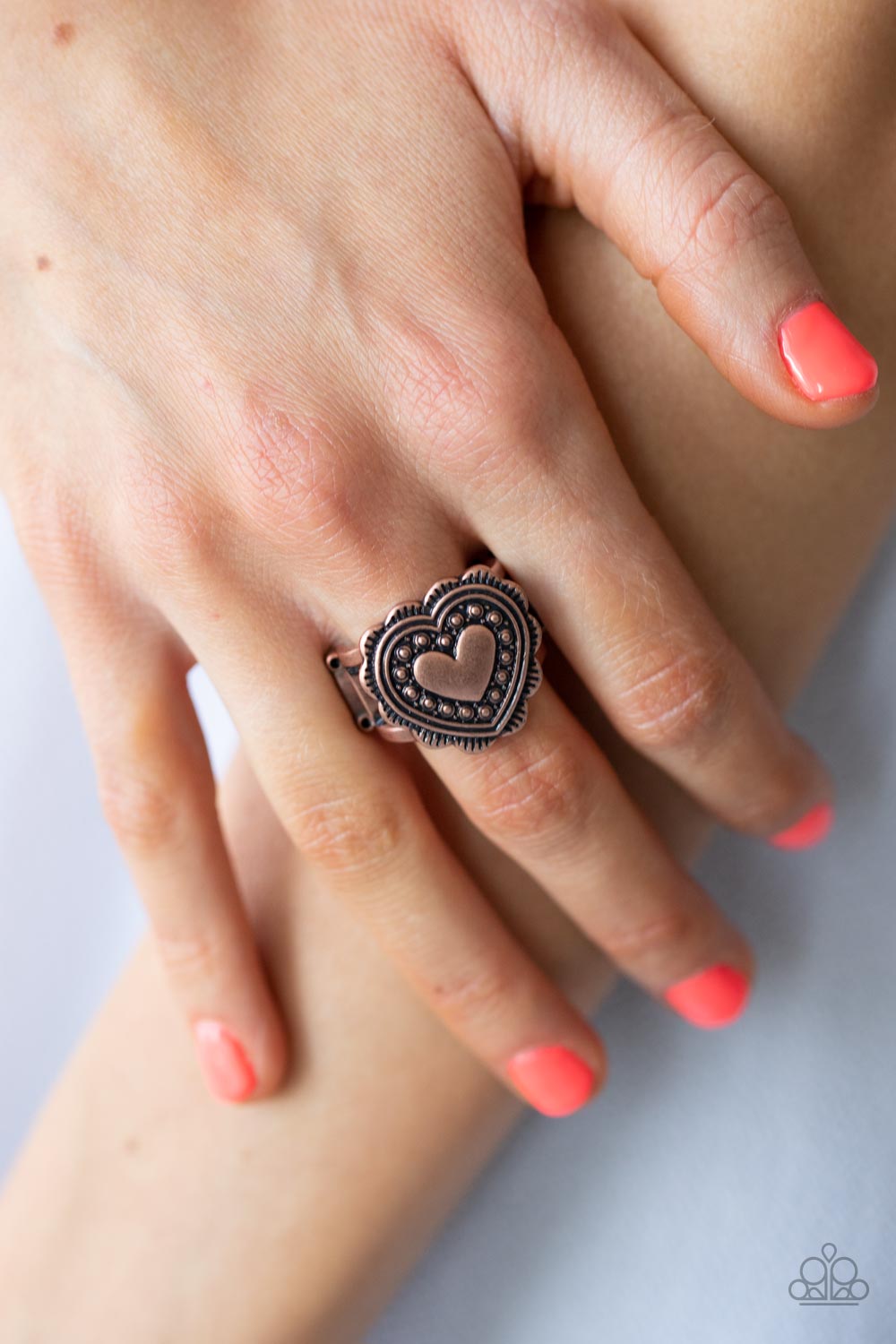 Southern Soulmate - copper - Paparazzi ring