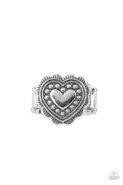 Southern Soulmate - silver - Paparazzi ring