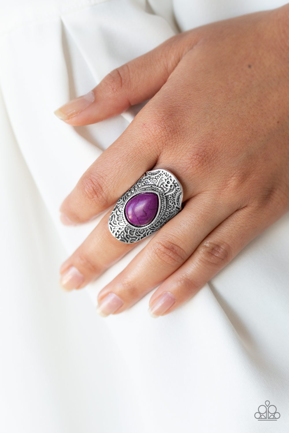 Southern Sage - purple - Paparazzi ring