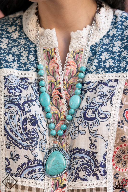 Southwest Paradise - blue - Paparazzzi necklace