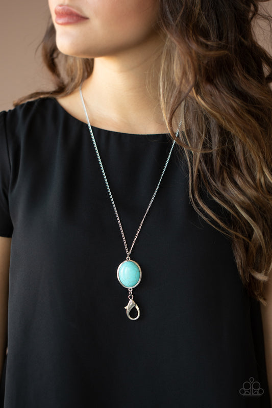 Southwest Simplicity - blue - Paparazzi LANYARD