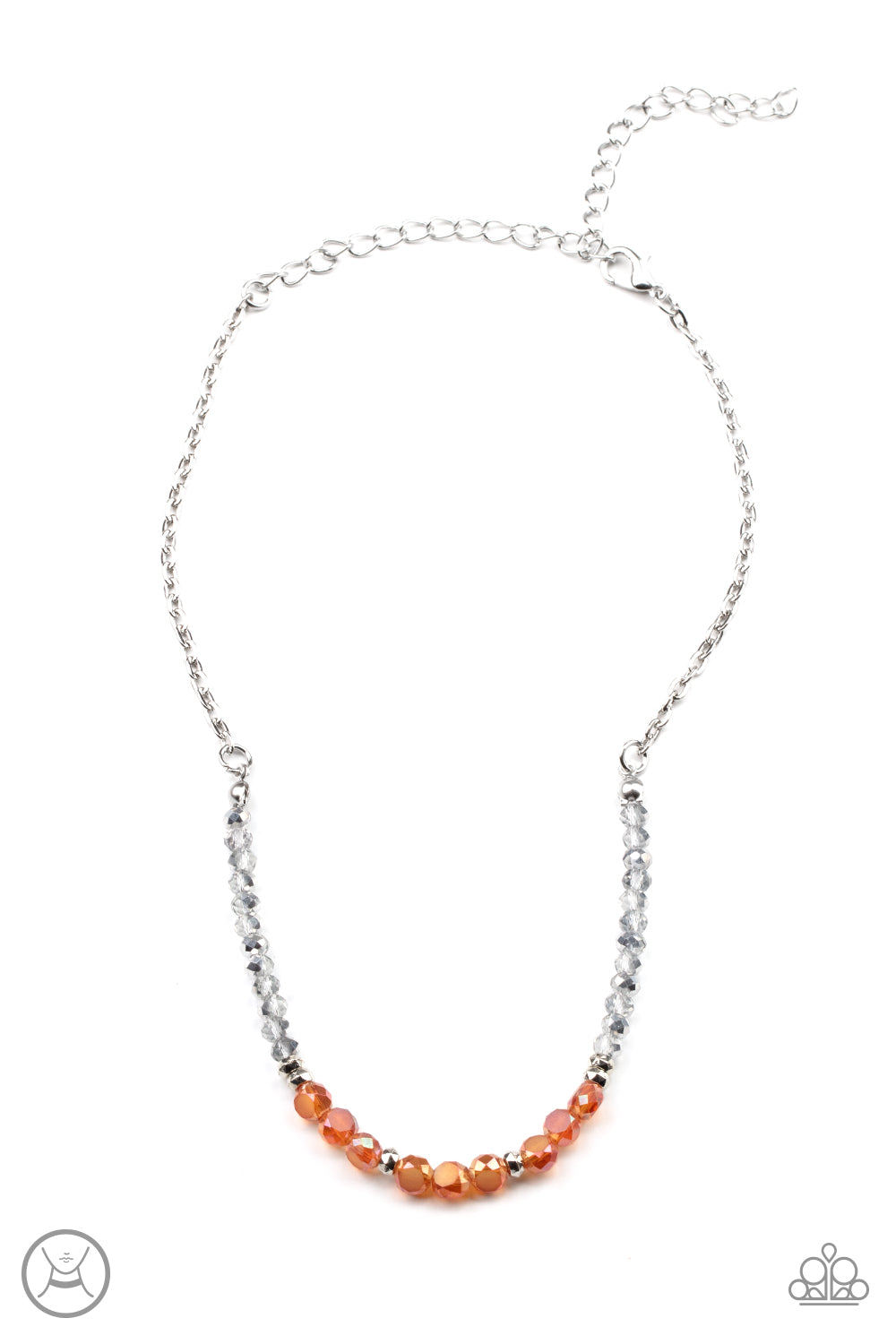 Space Odyssey - orange - Paparazzi necklace