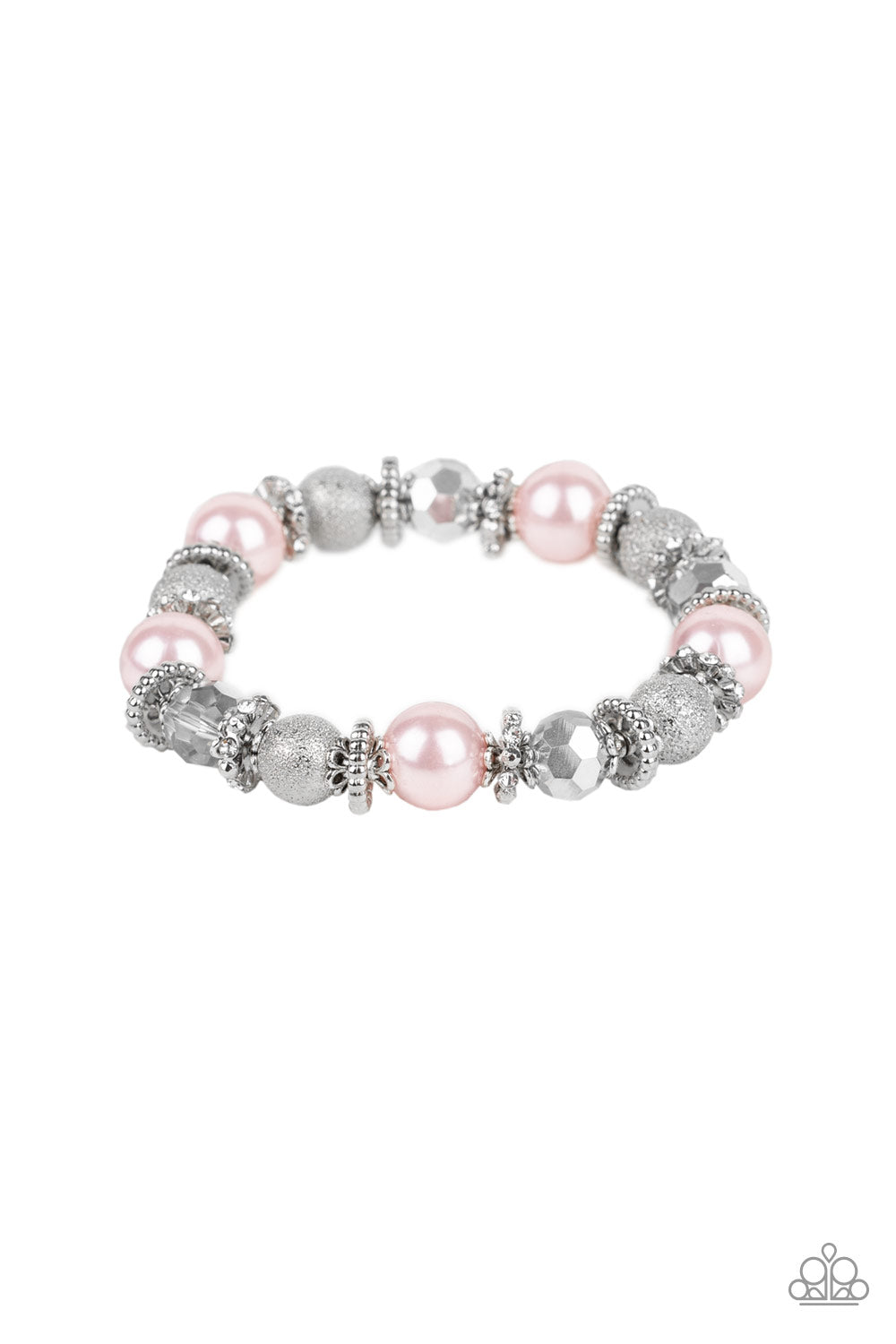 Sparking Conversation - pink - Paparazzi bracelet