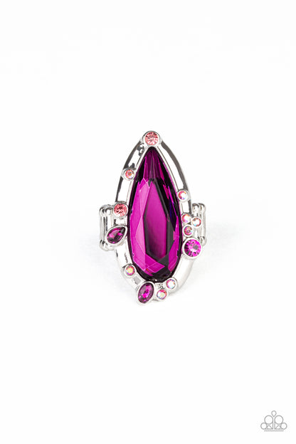 Sparkle Smitten - pink - Paparazzi ring