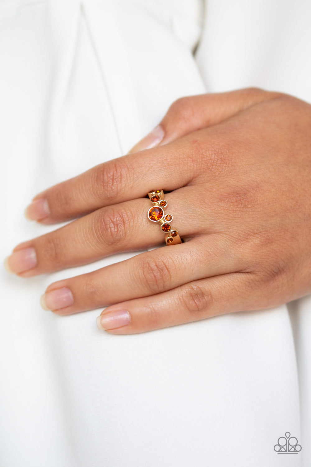 Sparkle Spree - brown - Paparazzi ring