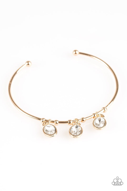 Sparkling Splendor - gold - Paparazzi bracelet