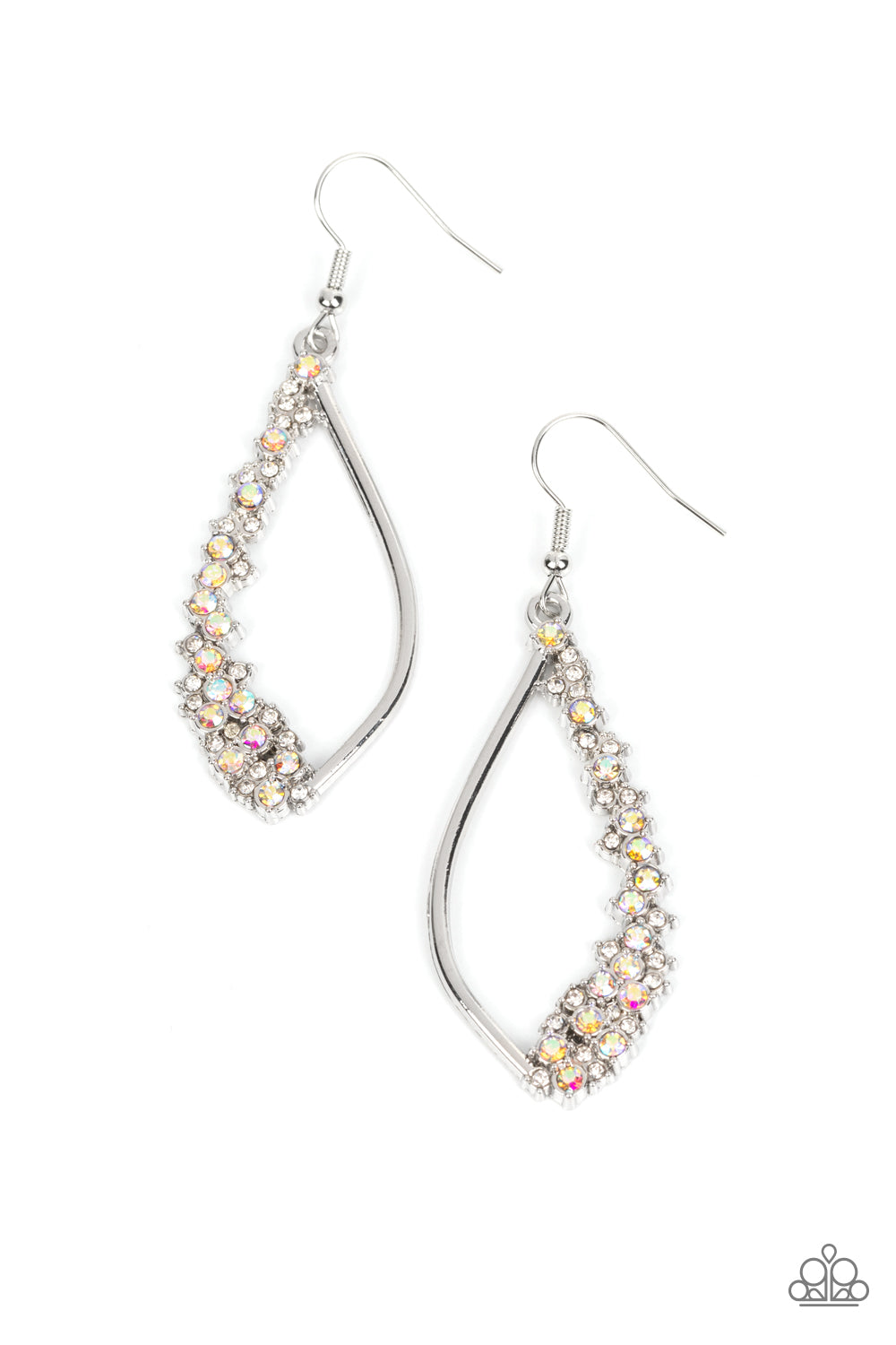 Sparkly Side Effects - multi - Paparazzi earrings