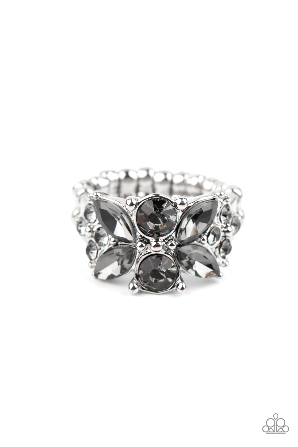 Sparkly State of Mind - silver - Paparazzi ring