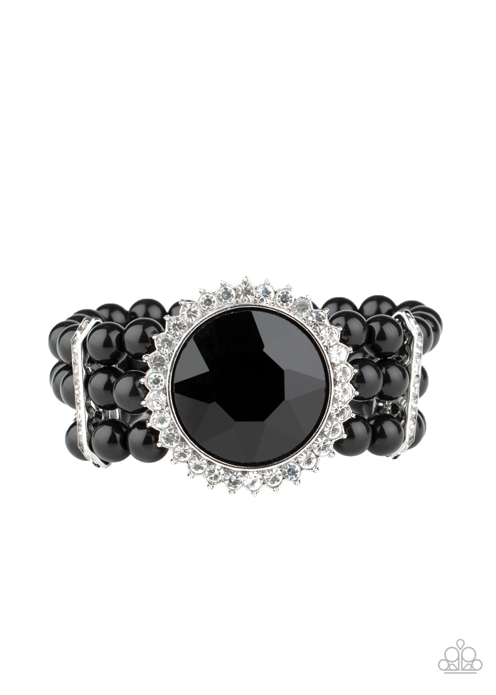 Speechless Sparkle - black - Paparazzi bracelet