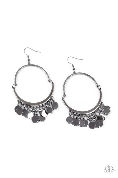 Speed of SPOTLIGHT - black - Paparazzi earrings