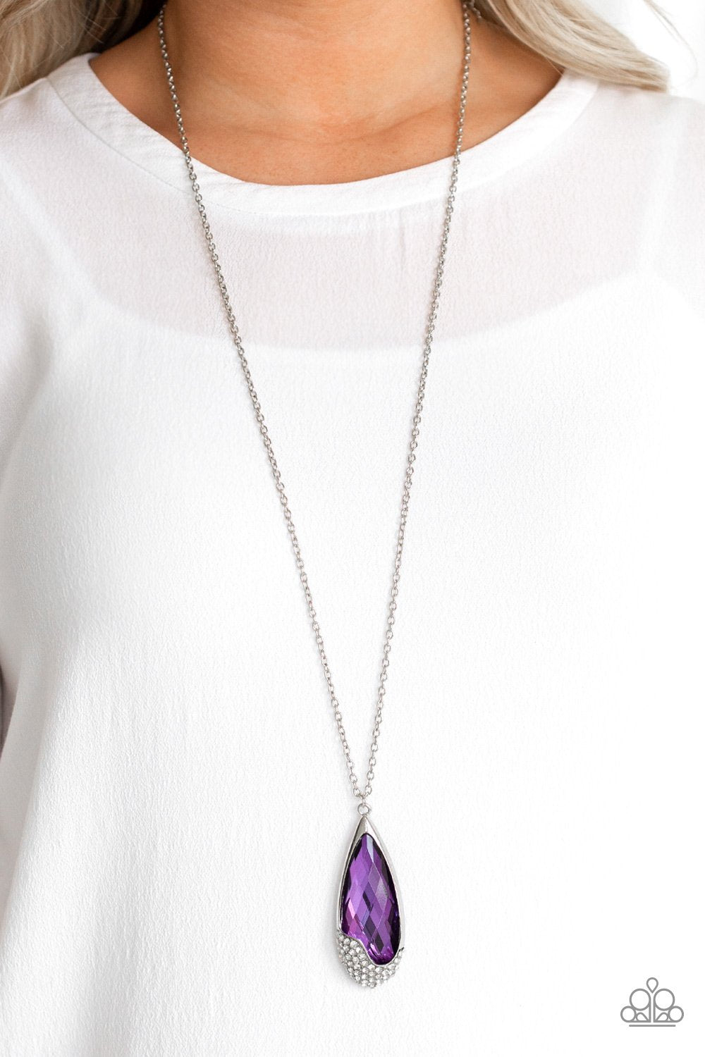 Spellbound-purple-Paparazzi necklace