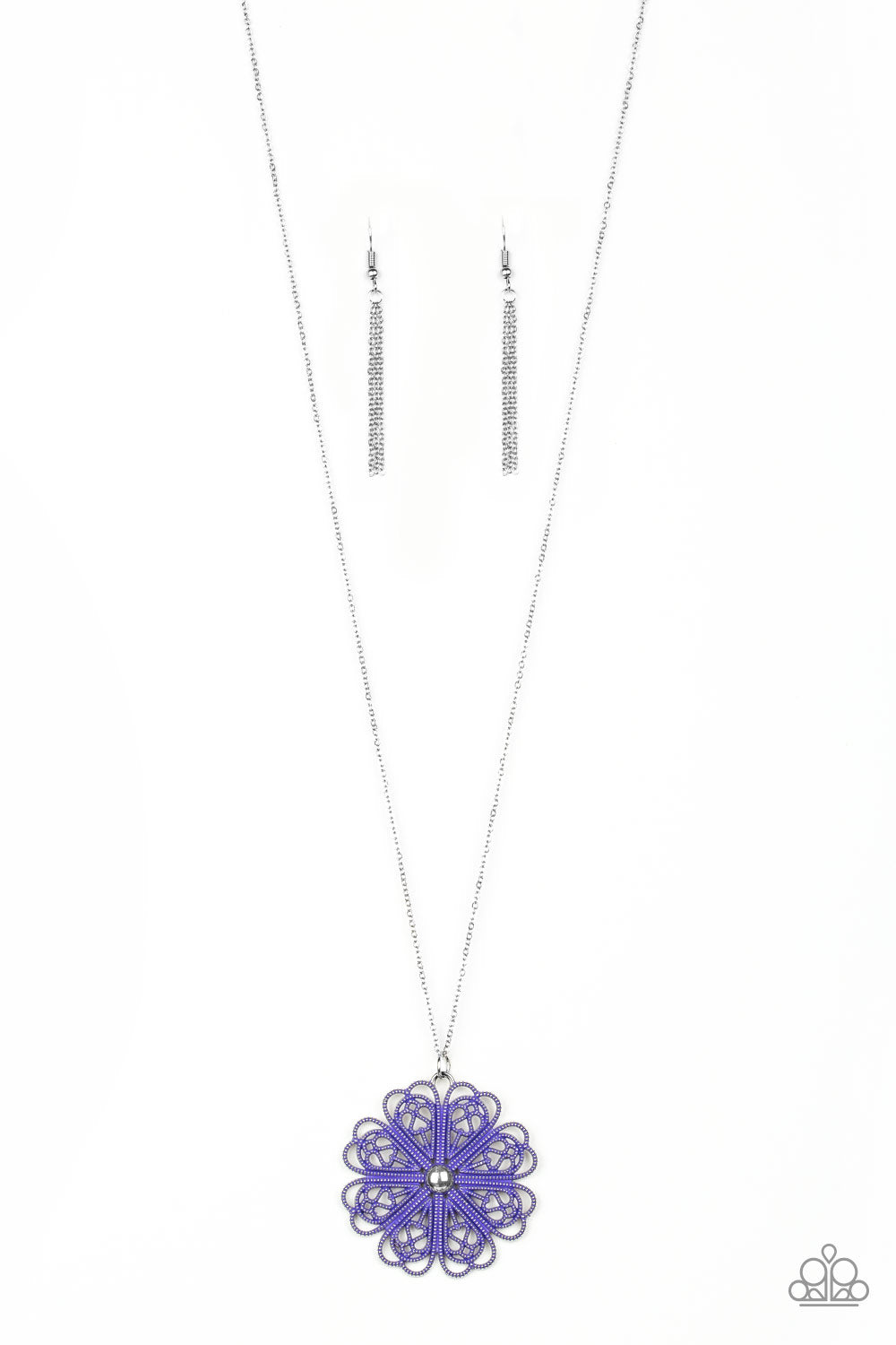 Spin Your PINWHEELS - purple - Paparazzi necklace