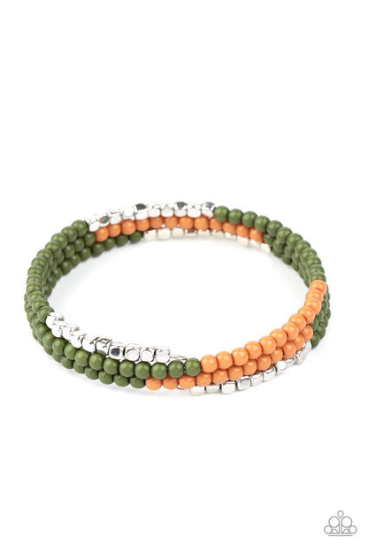 Spiral Dive - green - Paparazzi bracelet
