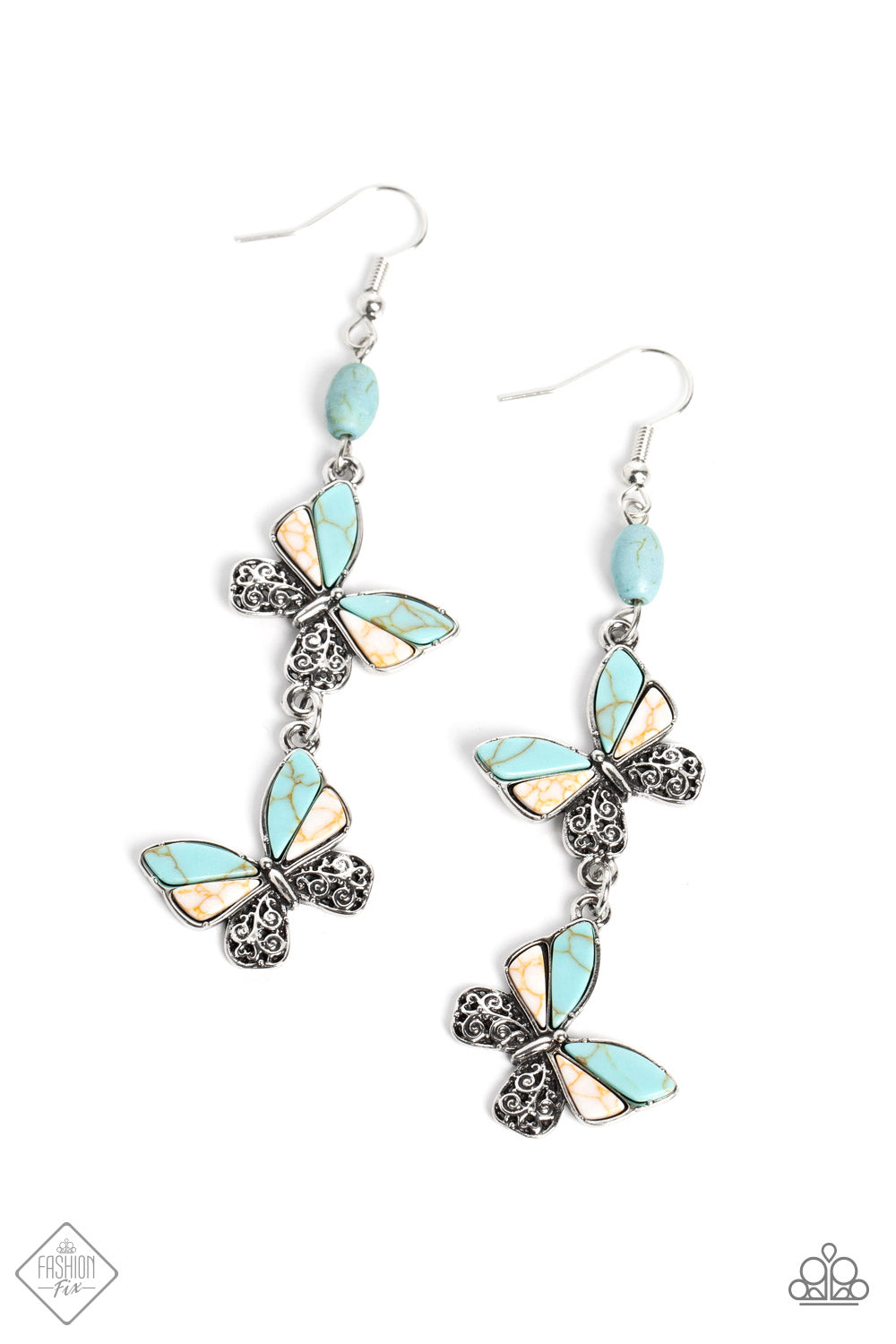 Spirited Soar - blue - Paparazzi earrings