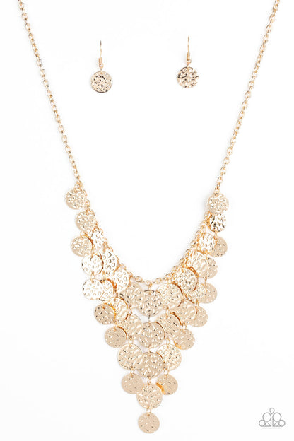 Spotlight Ready - gold - Paparazzi necklace