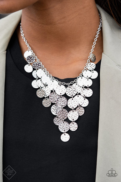 Spotlight Ready - silver - Paparazzi necklace