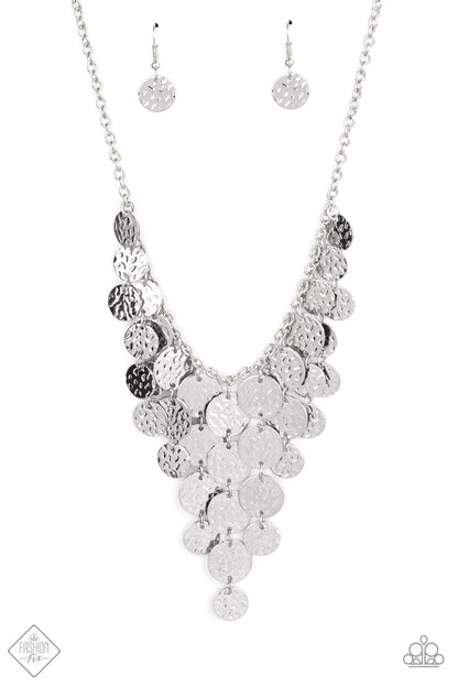 Spotlight Ready - silver - Paparazzi necklace