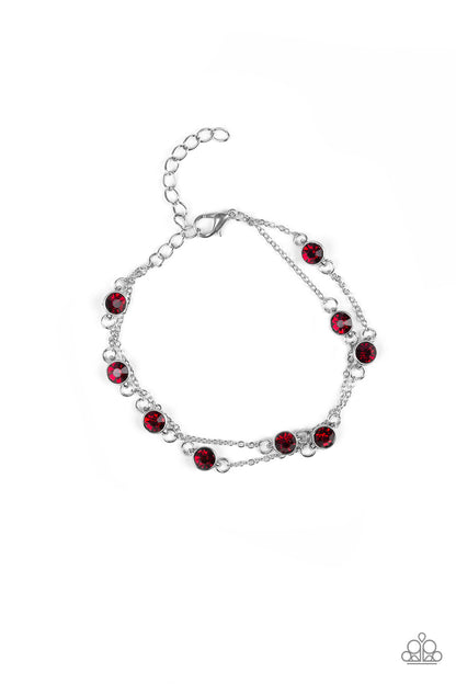 Spotlight Starlight - red - Paparazzi bracelet