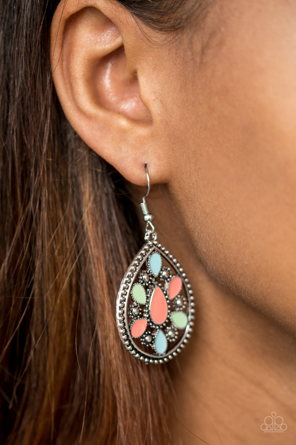 Spring Arrival - multi - Paparazzi earrings
