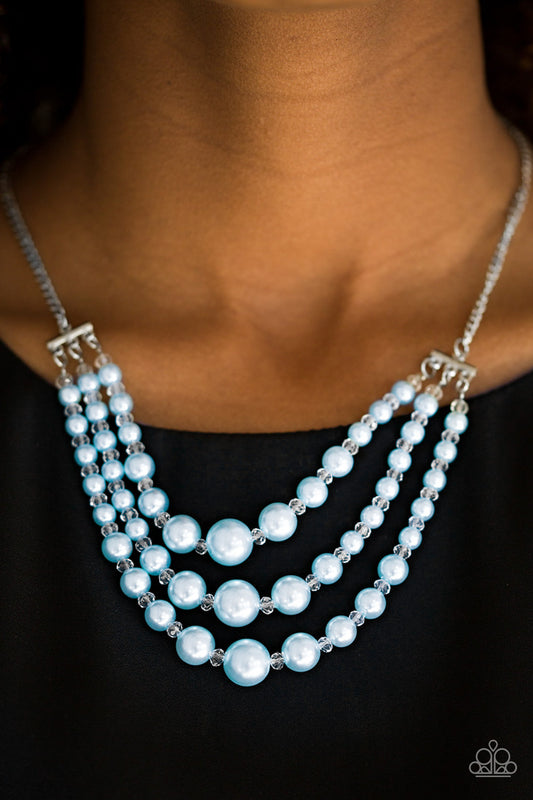 Spring Social - blue - Paparazzi necklace