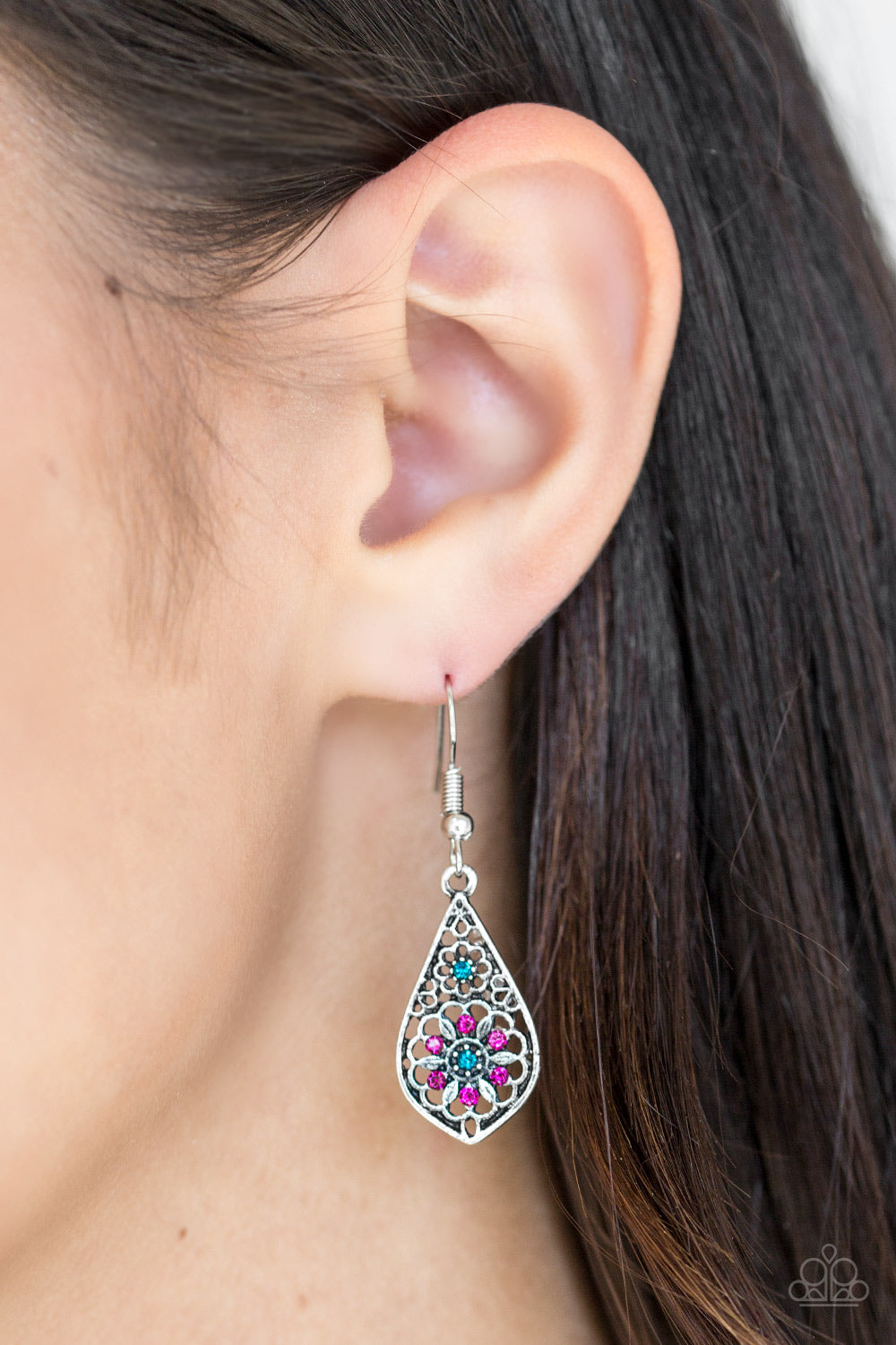 Spring Sparkle - multi - Paparazzi earrings