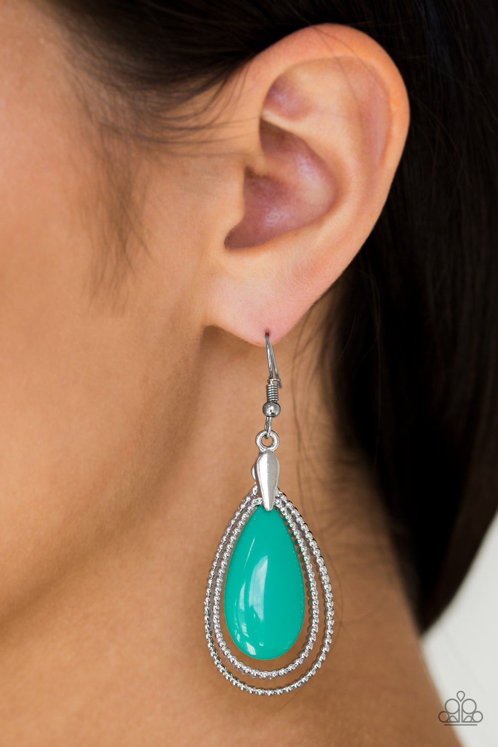 Spring Splendor - green - Paparazzi earrings