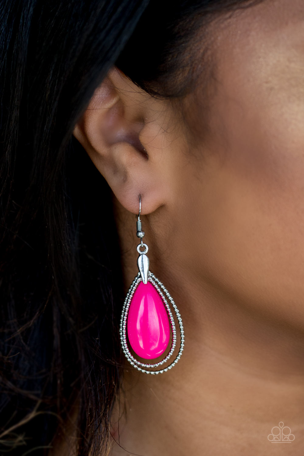Spring Splendor - pink - Paparazzi earrings