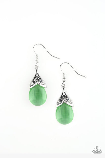 Spring Dew - green - Paparazzi earrings