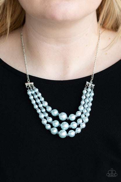 Spring Social - blue - Paparazzi necklace