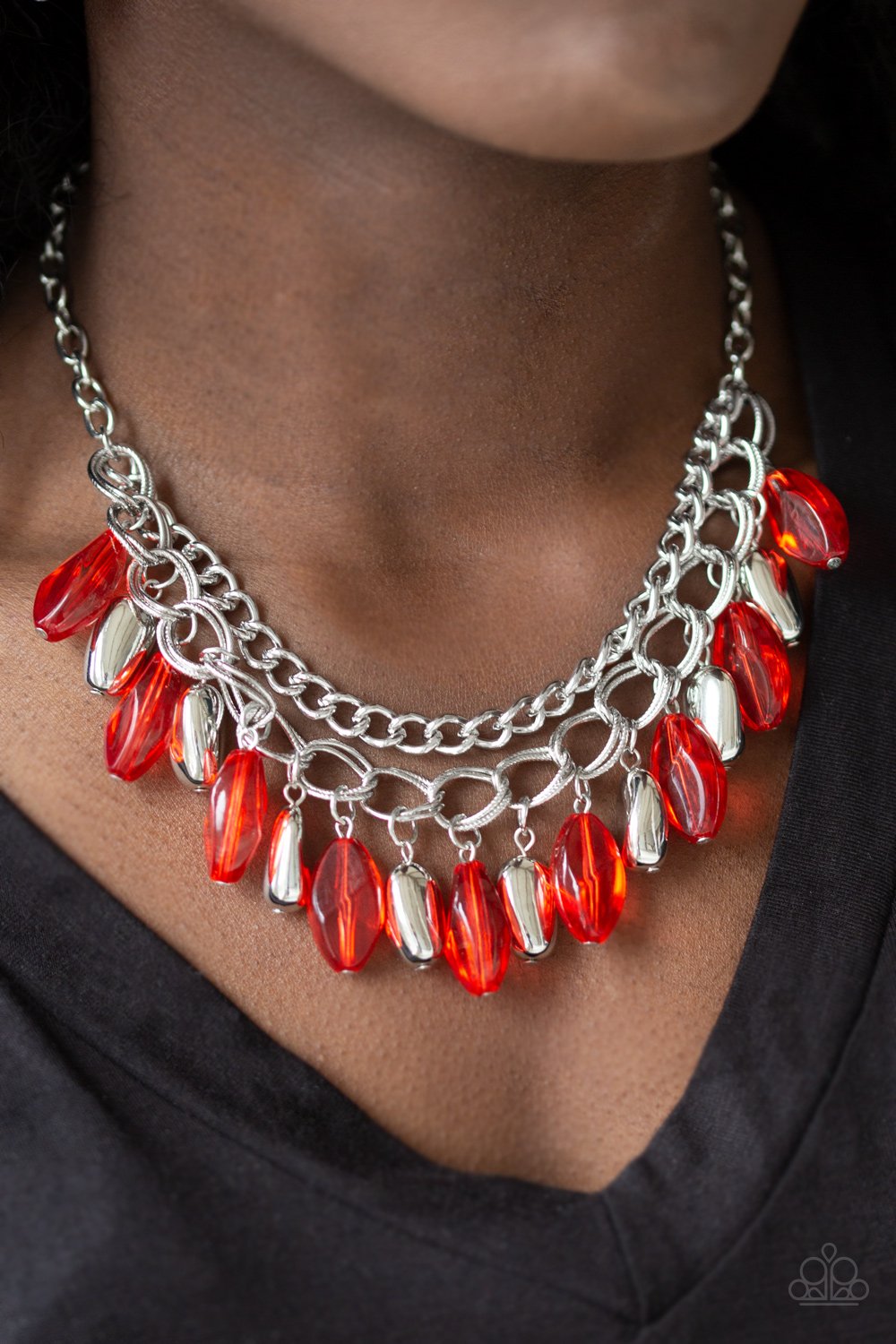 Spring Daydream - red - Paparazzi necklace