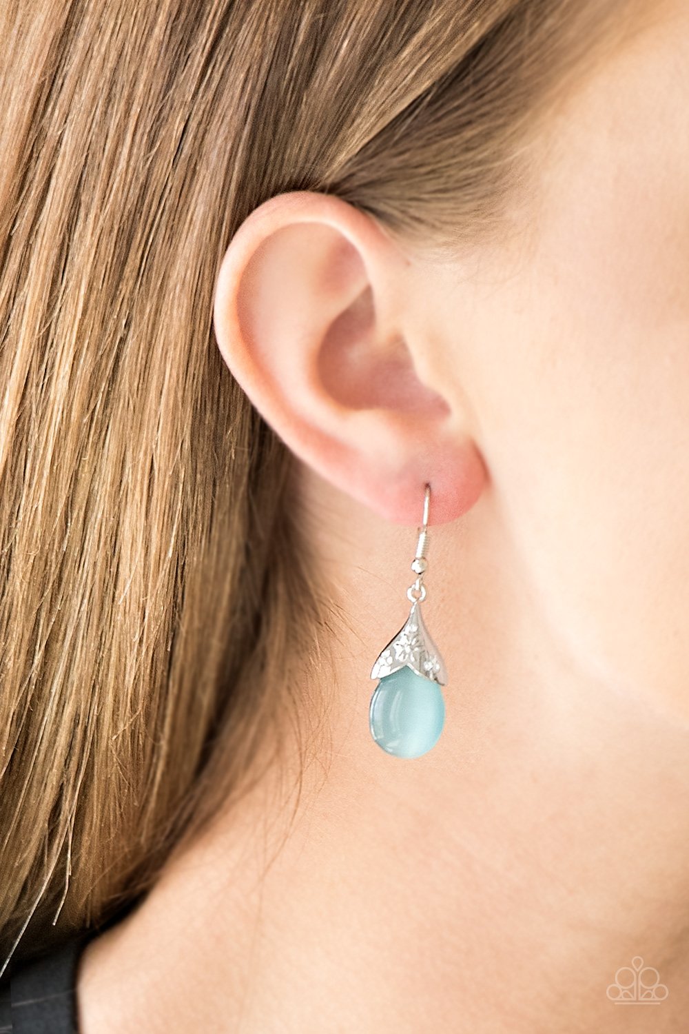 Spring Dew-blue-Paparazzi earrings