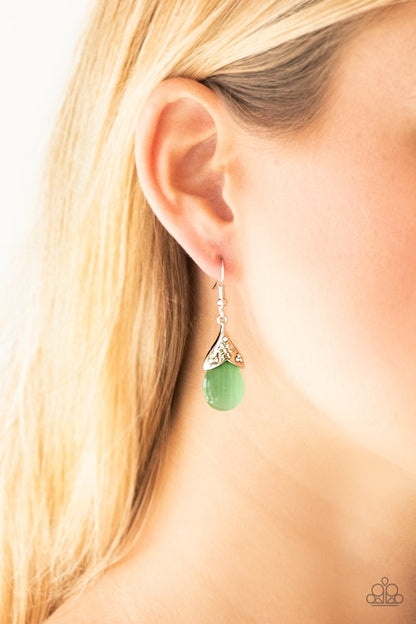Spring Dew - green - Paparazzi earrings