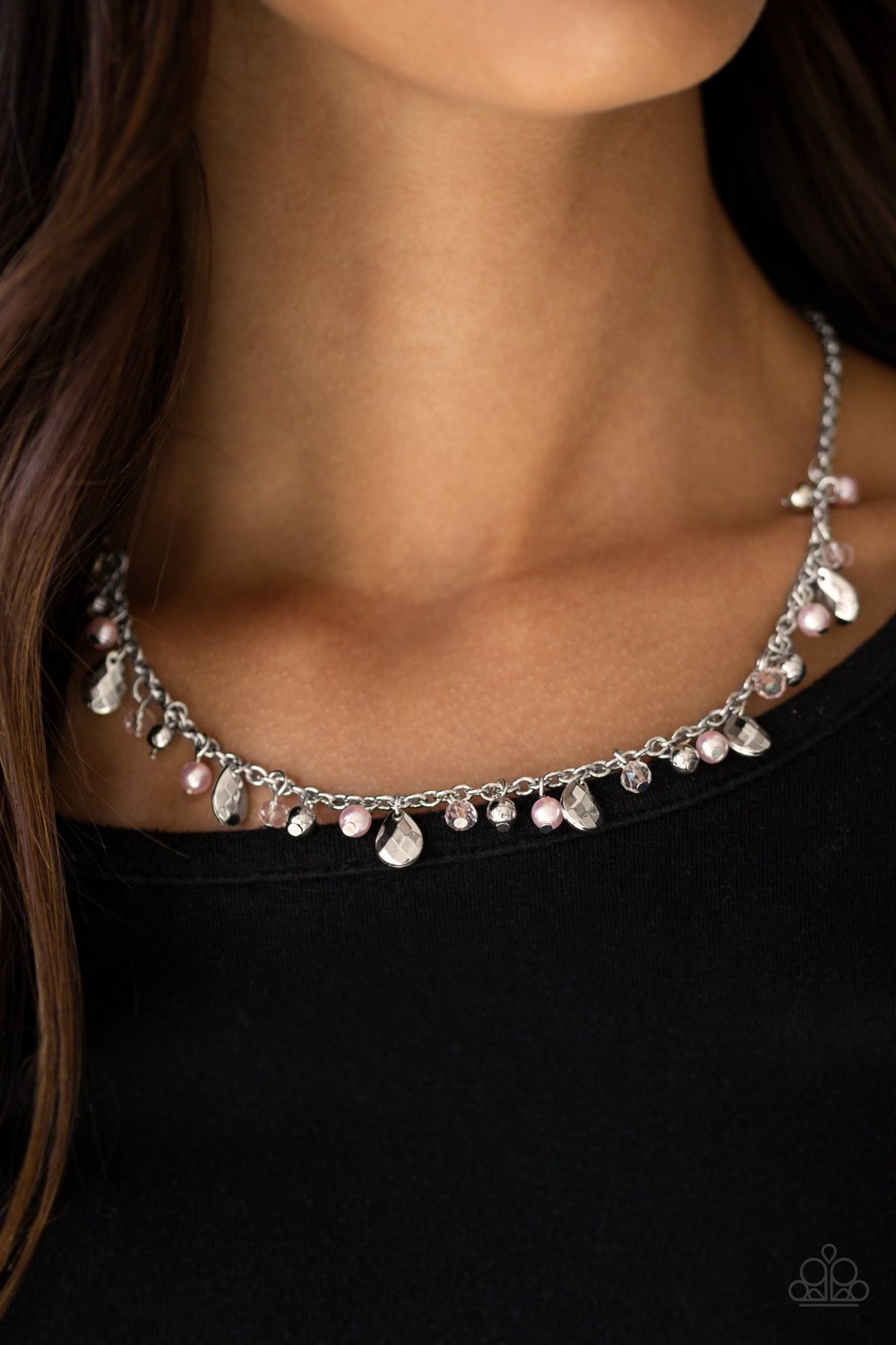 Spring Sophistication - pink - Paparazzi necklace
