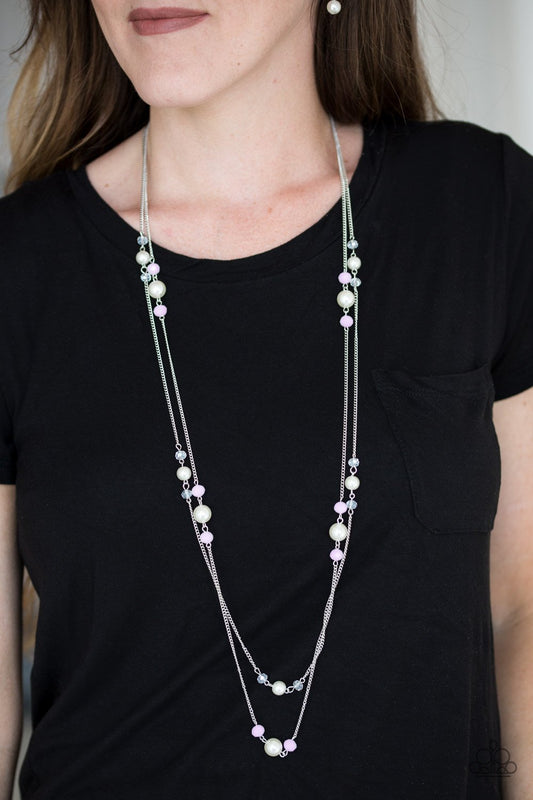 Spring Splash - pink - Paparazzi necklace